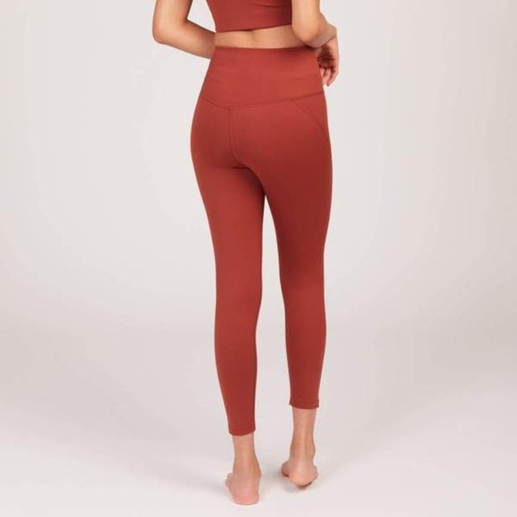 Girlfriend Collective High-Rise 3/4 Leggings (Sedona) - Picture 2 of 10